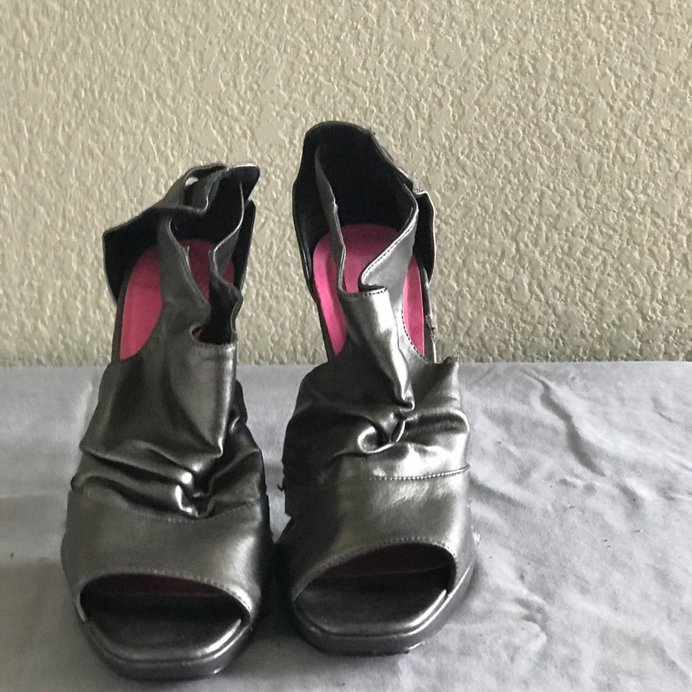 Silver heels
